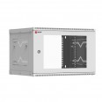 Шкаф телекоммуникационный настенный разборный 6U (600х450) дверь стекло, Astra серия EKF PROxima