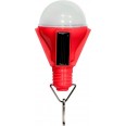 Светильник садово-парковый на солнечной батарее `Лампочка`, 4 LED красный, 72*72*112мм , PL262