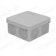 Коробка распред.о/п, 2К, HF, УФ 80х80х40мм IP67 (60 шт) цвет-серый