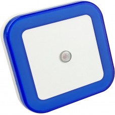 Ночник светодиодный NLE 03-SB-DS КВАДРАТ синий с датчиком освещения 230В IN HOME