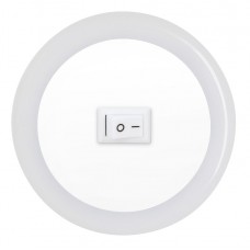 Ночник светодиодный NLE 04-LW-S белый с выключателем 230В IN HOME