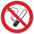 Наклейка ``Запрещается курить`` P01 (200х200мм,) EKF PROxima