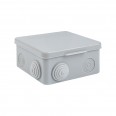 Коробка распаячная КМР-030-031 с крышкой наружная (80х80х50) 7 мембранных вводов IP54 розничный стикер EKF PROxima