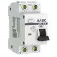 Автоматический выключатель дифференциального тока 1P+N 63А 30мА тип АС х-ка C эл, 4,5кА АД-12 Basic