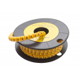 Маркер кабельный трубчатый в рулоне сечение 0,75-3 кв.мм (A)