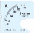 Шкала к амперметру AMP-771 200/5 А