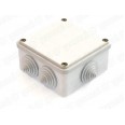 Коробка распаячная открытой установки 100х100х45 IP44 облегченного типа цвет белый (48шт)