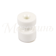 Изолятор фарфоровый CILINDRO для монтажа витого провода, цвет - белый, ТМ `МезонинЪ` (20шт/уп)