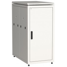 ITK Шкаф сетевой 19` LINEA N 24U 600х1000 мм металлическая передняя дверь серый