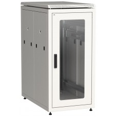 ITK Шкаф сетевой 19` LINEA N 24U 600х1000 мм стеклянная передняя дверь серый