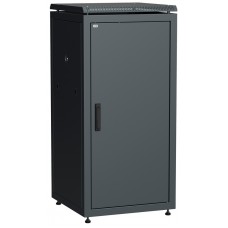 ITK Шкаф сетевой 19` LINEA N 24U 600х600 мм металлическая передняя дверь черный
