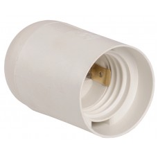 Ппл27-04-К02 Патрон подвесной пластик, Е27, белый (50 шт), стикер на изделии, IEK