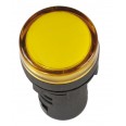 Лампа AD16DS(LED)матрица d16 мм желтый 12В AC/DC ИЭК