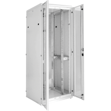 ITK Шкаф серверный 19`, 33U, 800х1000 мм, передняя двухстворчатая перф. дверь, задняя перф., серый (