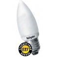 Лампа энергосберегающая (КЛЛ интегрированная) «свеча» d38мм E27 9Вт 230В тепло-белая 2700К/827 8000ч Navigator