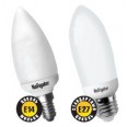 Лампа энергосберегающая (КЛЛ интегрированная) «свеча» d38мм E27 11Вт 230В тепло-белая 2700К/827 8000ч Navigator