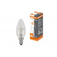 Лампа накаливания `Свеча прозрачная` 40 Вт-220 В-Е14 TDM 