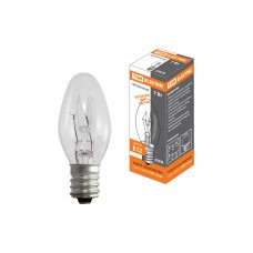 Лампа накаливания `Свеча мини прозрачная` 7 Вт-230 В-50 Гц-Е12, TDM