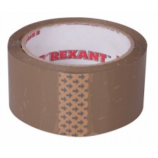 Скотч упаковочный 48 мм х 50 мкм, коричневый (рулон 66 м) REXANT