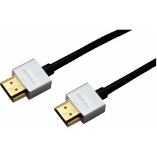 Шнур HDMI - HDMI, длина 1,5 метра, Ultra Slim (GOLD) (блистер) REXANT
