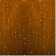 Гирлянда `Светодиодный Дождь` 2х3м, постоянное свечение, прозрачный провод, 230 В, диоды ЖЁЛТЫЕ, 760 LED