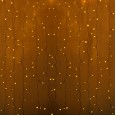 Гирлянда `Светодиодный Дождь` 2х1,5м, постоянное свечение,прозрачный провод, 230 В, диоды ЖЁЛТЫЕ, 360 LED