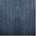Гирлянда `Светодиодный Дождь` 2х6м, эффект водопада, прозрачный провод, 24В, диоды БЕЛЫЕ, 360 LED