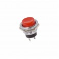 Выключатель-кнопка металл 250V 2А (2с) (ON)-OFF d16.2 красная REXANT