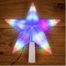 Фигура светодиодная `Звезда` на елку цвет: RGB, 31 LED, 22 см