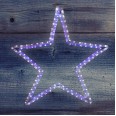 Фигура световая `Звезда` цвет белый/синий, размер 56 х 60 см NEON-NIGHT