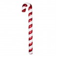 Елочная фигура `Карамельная палочка` 121 см, цвет красный/белый