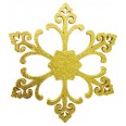 Елочная фигура `Снежинка `Морозко`, 66 см, цвет золотой
