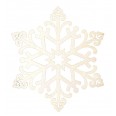Елочная фигура `Снежинка `Снегурочка`, 81 см, цвет шампань