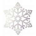 Елочная фигура `Снежинка `Снегурочка`, 81 см, цвет белый