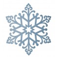Елочная фигура `Снежинка `Снегурочка`, 81 см, цвет голубой