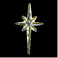 Фигура `Звезда 8-ми конечная`, LED подсветка высота 120см, бело-золотая NEON-NIGHT