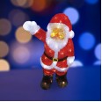Акриловая светодиодная фигура `Санта Клаус приветствует` 30 см, 40 светодиодов, IP65 понижающий трансформатор в комплекте, NEON-NIGHT