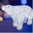 Акриловая светодиодная фигура `Белый медведь` 80*55 см, IP65, понижающий трансформатор в комплекте, NEON-NIGHT