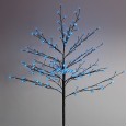 Дерево комнатное `Сакура`, коричневый цвет ствола и веток, высота 1.2 метра, 80 светодиодов синего цвета, трансформатор IP44 NEON-NIGHT