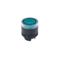 Головка кнопки прозрачная, зеленый, пласт. MTB2-EW33
