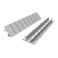 Маркировка клеммного ряда, ширина 5 мм (пустая) (уп. 100 шт.) MTU-2.5MC
