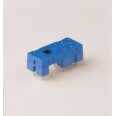Розетка для монтажа на плате для реле 41.52, 41.61, 41.81 в комплекте пластиковая клипса 095.42 версия: синий цвет