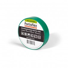 Изолента ПВХ 15х0.15х10 (зел) (Fortisflex)