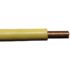 Провод медный монтажный ПуВнг(A)-LS 1х1 мм2 желтый