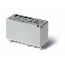 Низкопрофильное миниатюрное электромеханическое реле монтаж на печатную плату выводы с шагом 5мм 1NO 16A Контакты AgSnO2 катушка 110В DС влагозащита RTIII
