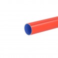 Труба гладкостенная трехслойная полимерная д. 200мм SN8 отрезок 12м, цвет красный