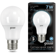 Лампа Gauss LED A60 E27 7W 710lm 4100K 1/10/40
