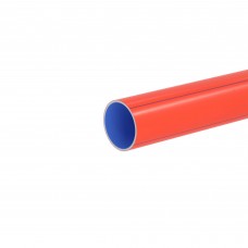 Труба гладкостенная трехслойная полимерная д. 63мм SN8 отрезок 12м, цвет красный