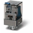 Универсальное электромеханическое реле монтаж в розетку 11-штырьковый разъем 3CO 10A контакты AgNi катушка 230В AC степень защиты RTI опции: нет