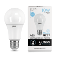 Лампа Gauss LED Elementary A60 10W E27 950lm 6500K 1/10/50